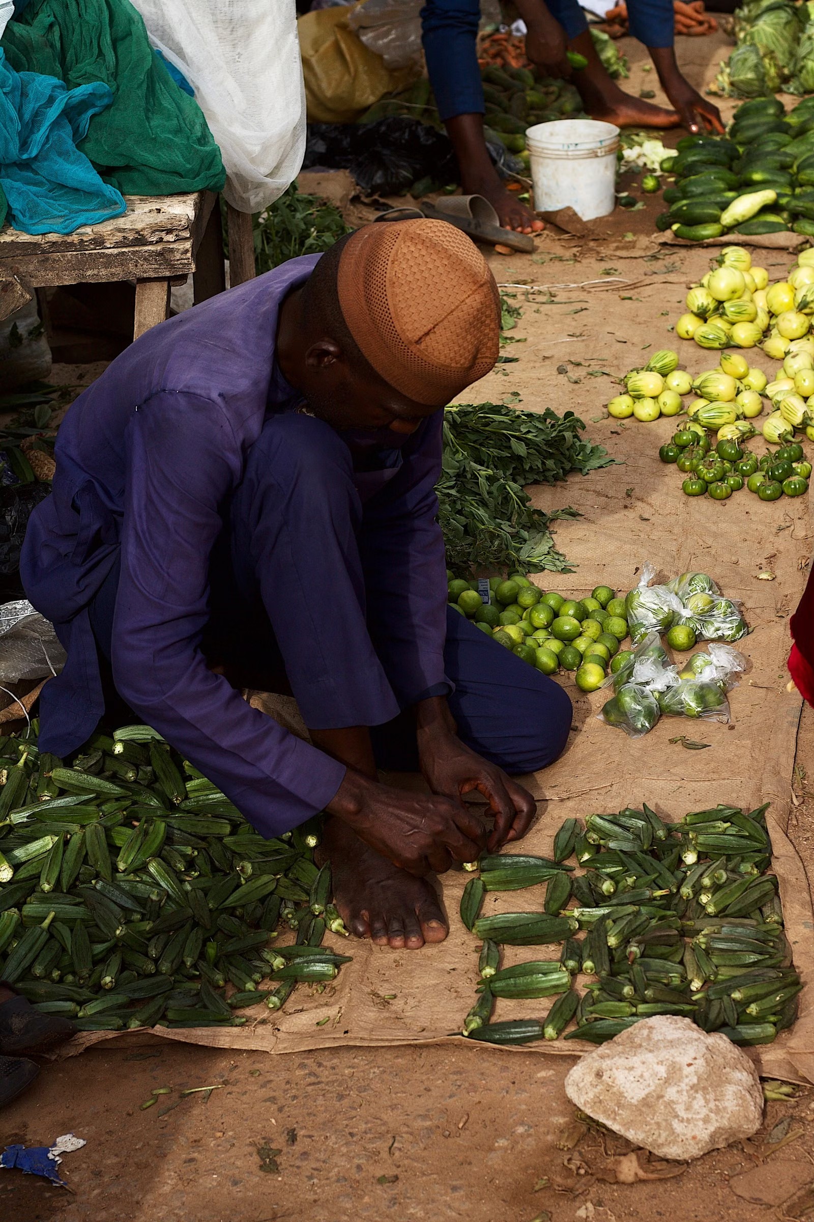 Marche vendeuse gombo - SunuAchat